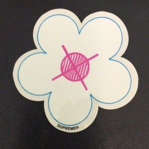 Supreme Flower Sticker Rare